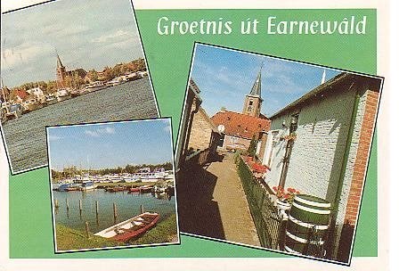 Ansichtkaart 	Earnewâld / Eernewoude	3-luik, Verzenden, 1980 tot heden, Gelopen, Friesland