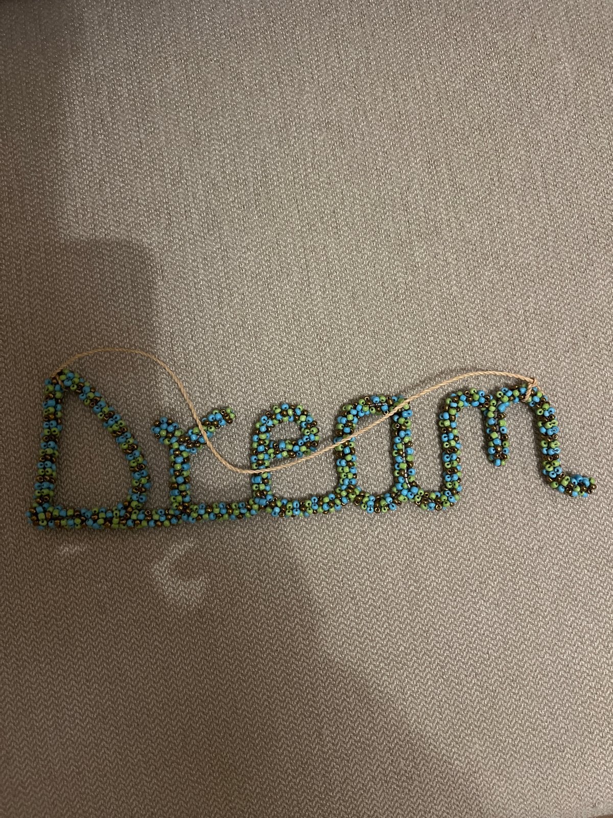 Decoratieve 'Dream' kralen hanger, Ophalen, Gebruikt, Meerkleurig, Overige materialen
