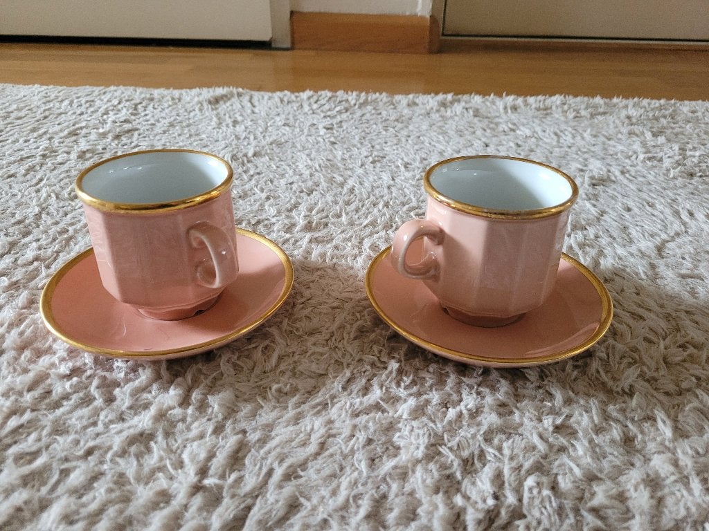 vintage kop en schotels Walkure, Ophalen, Vintage, Zo goed als nieuw, Kop(pen) en/of Schotel(s)