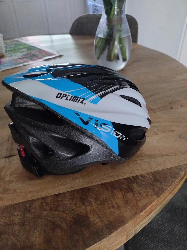 Fietshelm merk Optimiz, Ophalen of Verzenden, Zo goed als nieuw, Helm