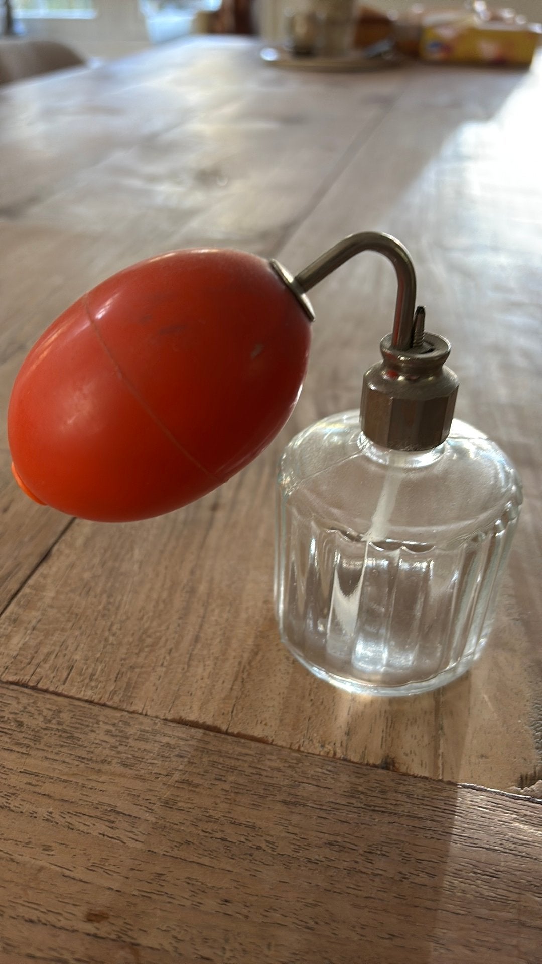 Oude verstuiver, Verzamelen, Ophalen of Verzenden, Zo goed als nieuw, Parfumfles
