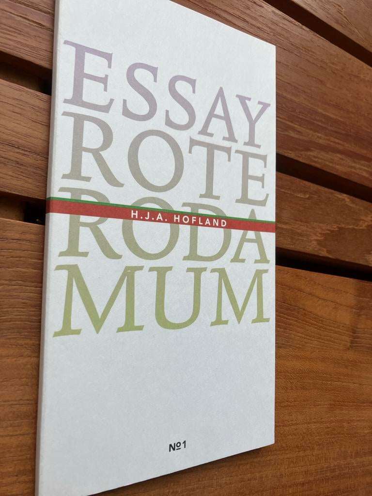 Essay Rotemum - H.J.A. Hofland, Ophalen of Verzenden, Nieuw, Eén auteur