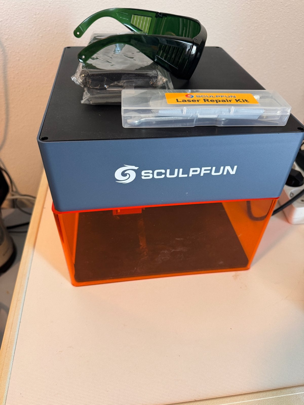 SCULPFUN iCube Pro MAX (BT) Desktop Laser Engraver 10W, Overige thema's, Zo goed als nieuw, Elektrisch, Overige merken