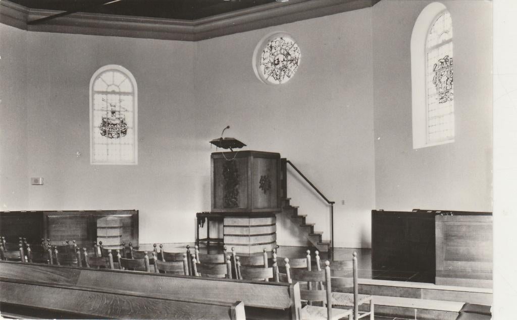GROOT AMMERS Ned. Herv. Kerk Interieur, Verzenden, 1960 tot 1980, Ongelopen, Zuid-Holland