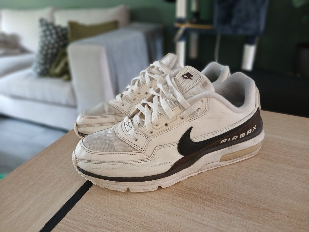 Nike Air Max Ltd 3 wit/bruin maat 45, Nike air max, Bruin, Ophalen of Verzenden, Sneakers of Gympen