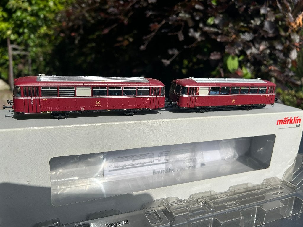 Marklin H0 39980 Railbus met stuurstandrijtuig van de DB, Wisselstroom, Ophalen of Verzenden, Märklin, Nieuw