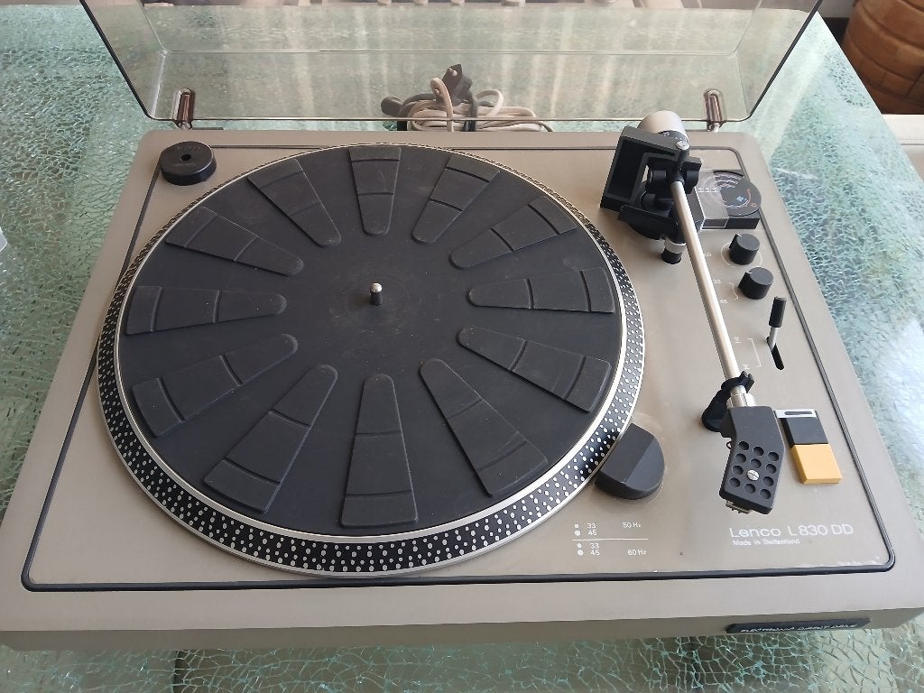 Lenco L 830 DD platenspeler, Ophalen of Verzenden, Gebruikt, Platenspeler, Overige merken