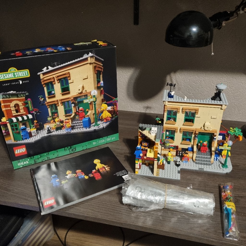 Lego Ideas Sesamstraat (21324), Kinderen en Baby's, Speelgoed | Duplo en Lego, Gebruikt, Lego, Ophalen of Verzenden, Ideas