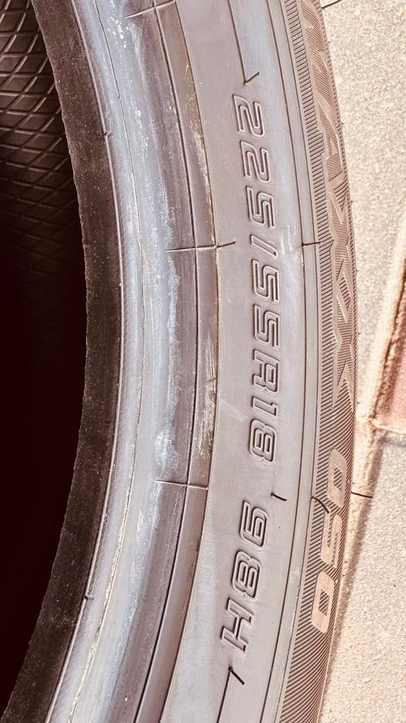 Zomerbanden DUNLOP SPORT MAXX 050 225/55 R18 98H 4 stuks, Ophalen, 18 inch, Gebruikt, Band(en)