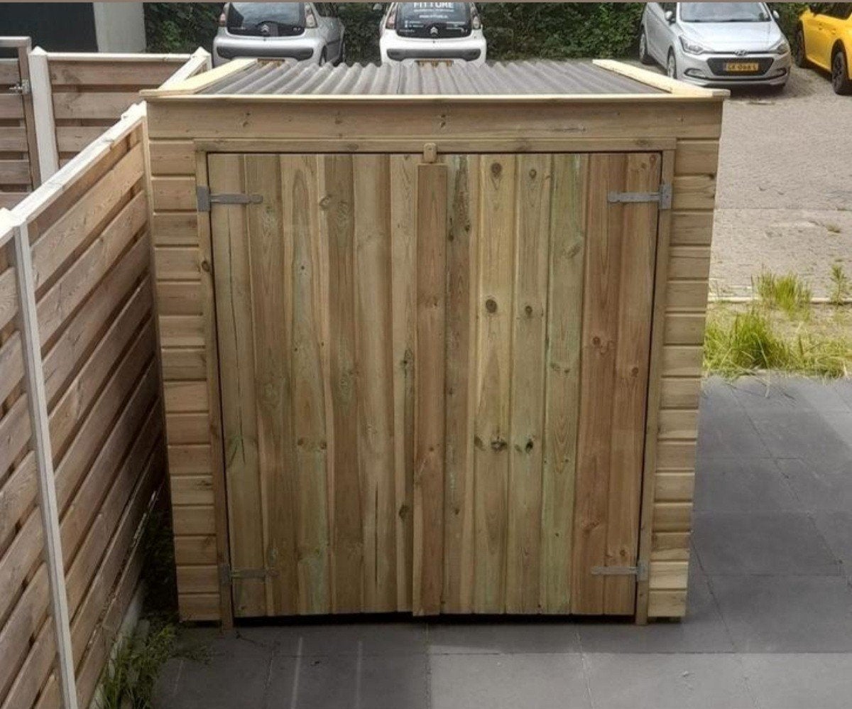 Berging schuur voor motor/scooter/elektrische fiets/mp3, Ophalen of Verzenden, Nieuw, Hout, Fietsenberging