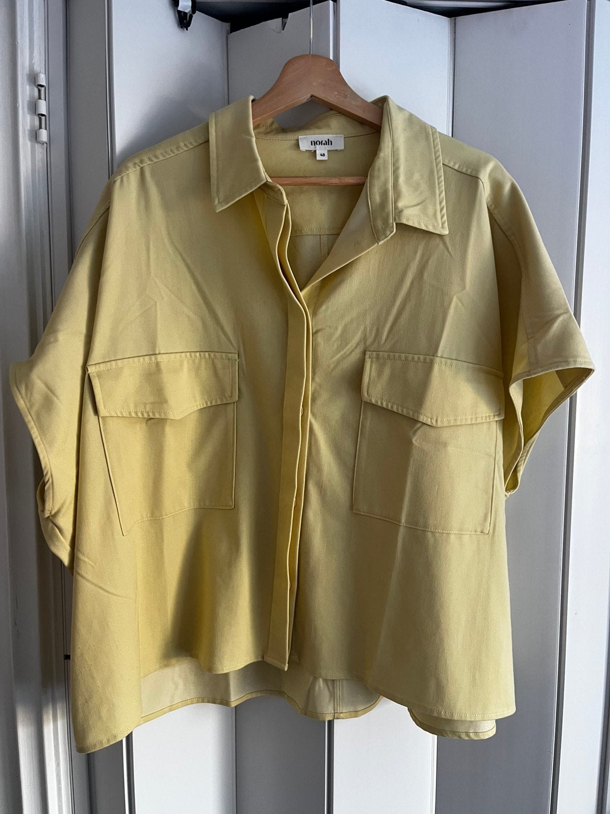 Norah blouse maat 48, Ophalen of Verzenden, Zo goed als nieuw, Maat 46/48 (XL) of groter, Geel