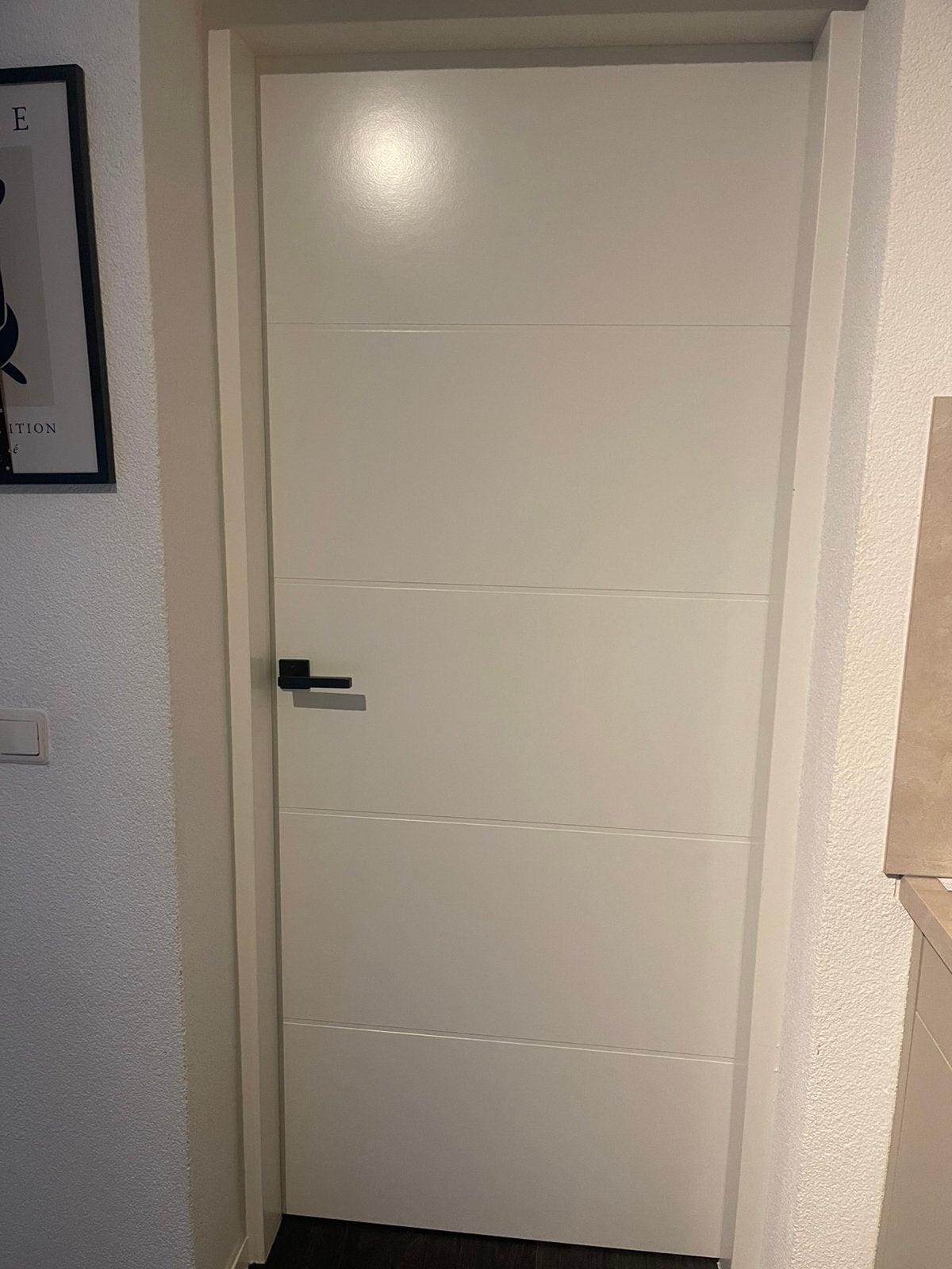 Moderne opdek deur, Doe-het-zelf en Verbouw, Ophalen, 80 tot 100 cm, Binnendeur, Zo goed als nieuw