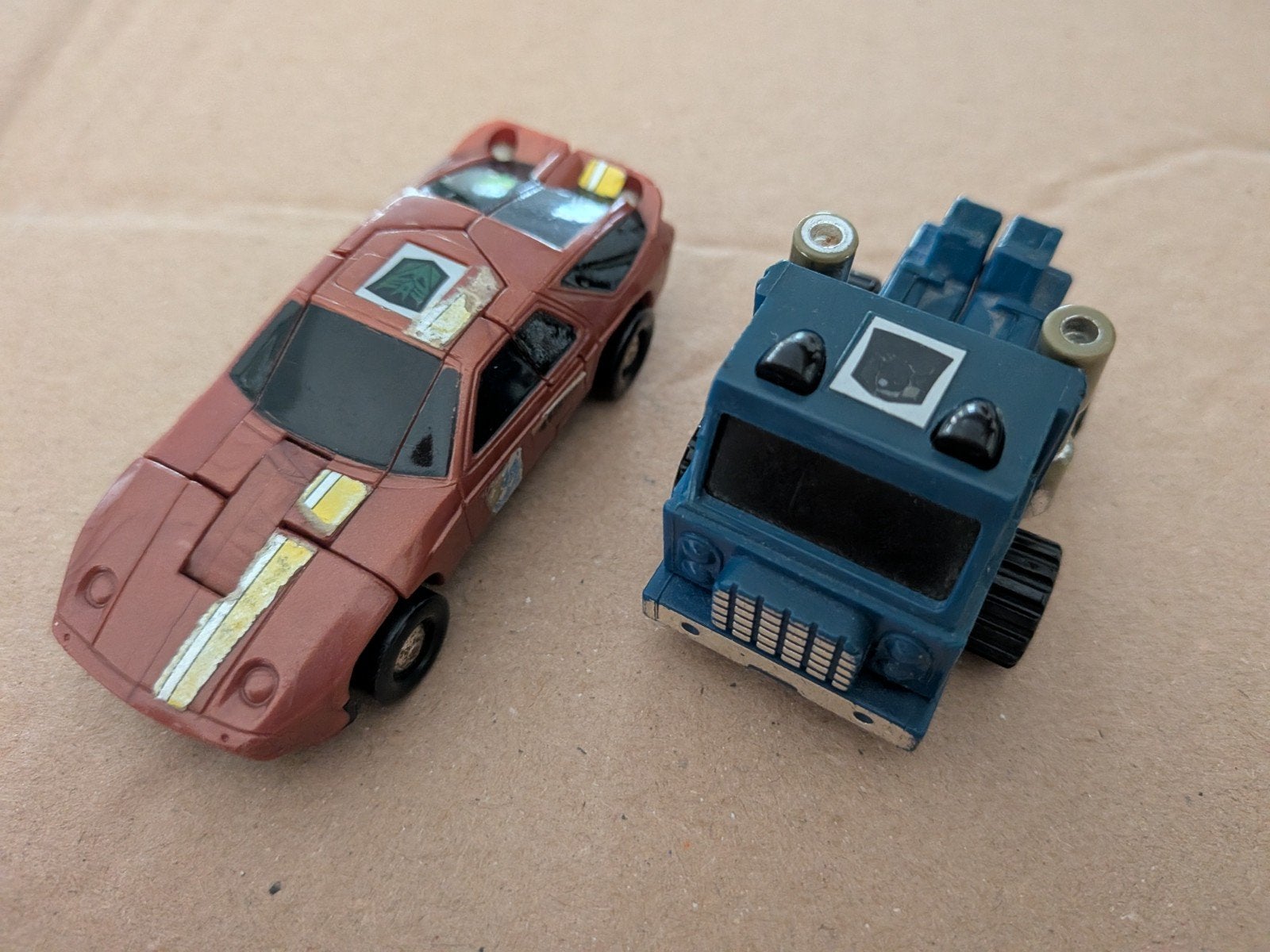 Vintage Transformers G1 Mini-Bots (2 stuks), Ophalen of Verzenden, Gebruikt
