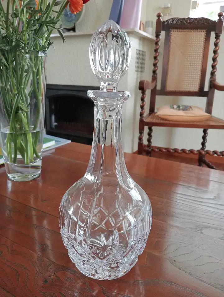 Kristallen wijn karaf, Ophalen of Verzenden