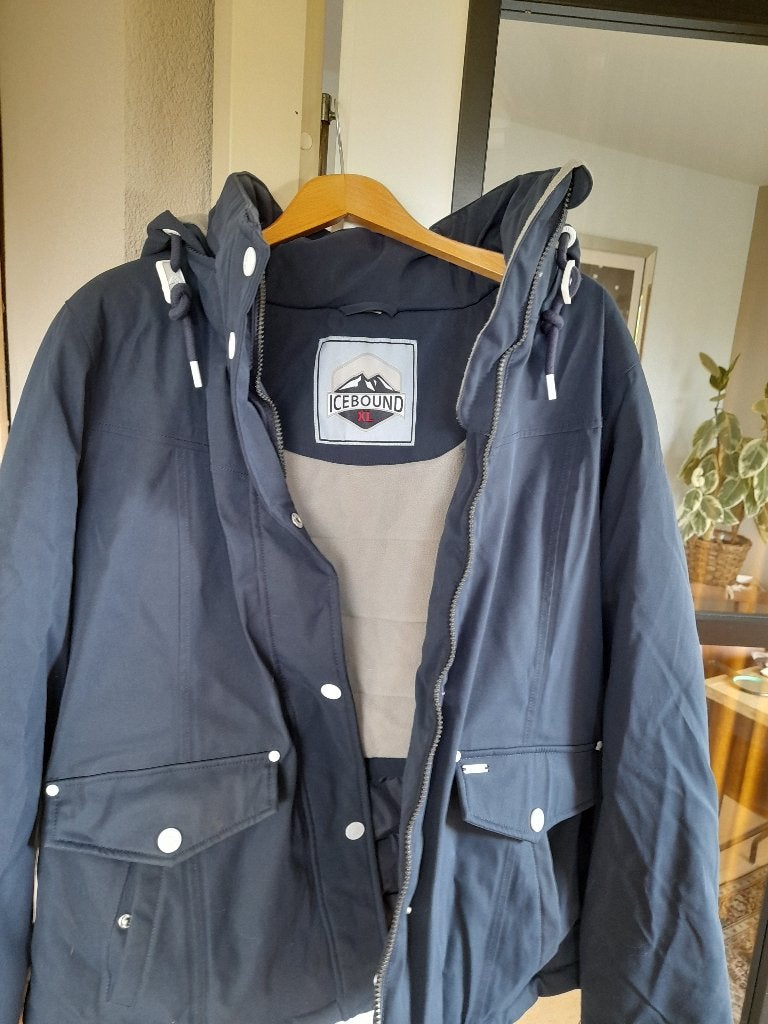 Icebound winterjas maat XL - zo goed als nieuw, Maat 38/40 (M), Blauw, Ophalen of Verzenden, Zo goed als nieuw