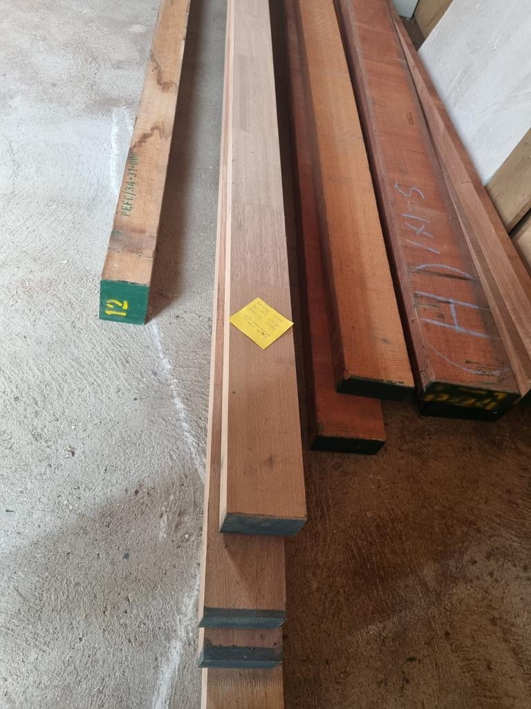 Hardhout A kwaliteit komo gekeurd. Contante betaling, Ophalen, Planken, Nieuw, Hardhout