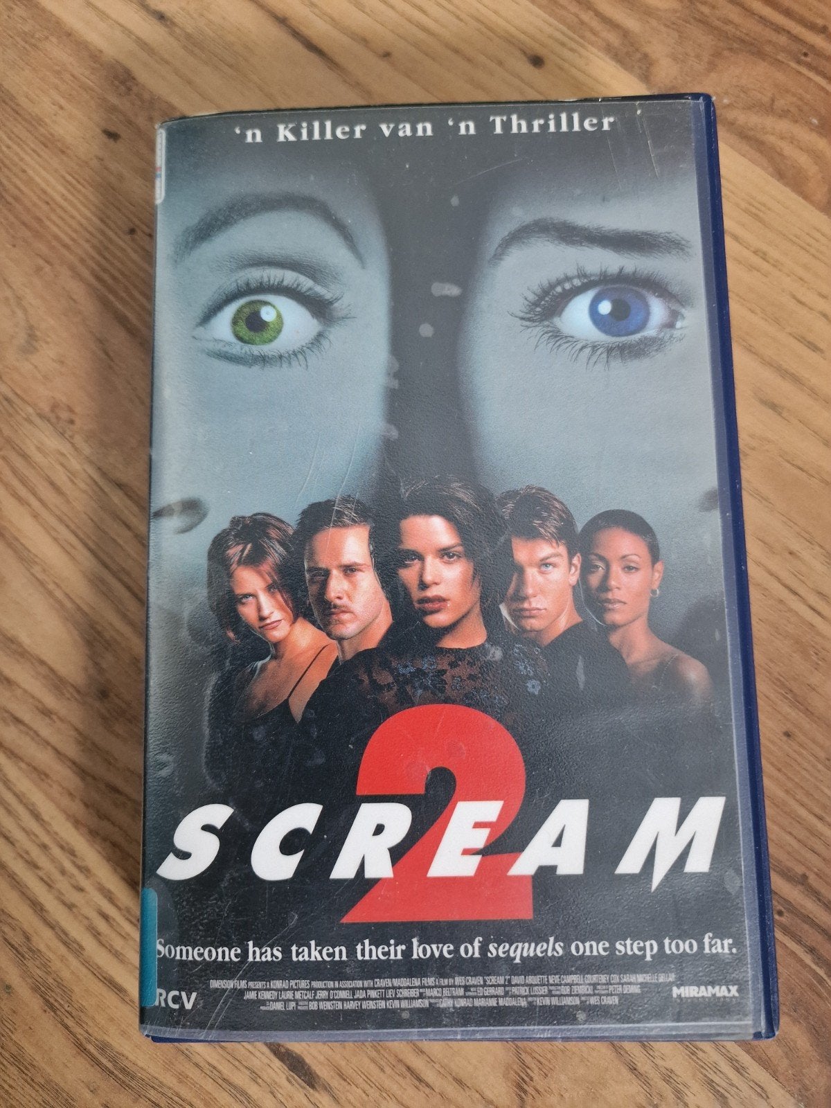Scream 2 VHS - Horrorfilm Klassieker, Horror, Vanaf 16 jaar, Ophalen of Verzenden, Gebruikt