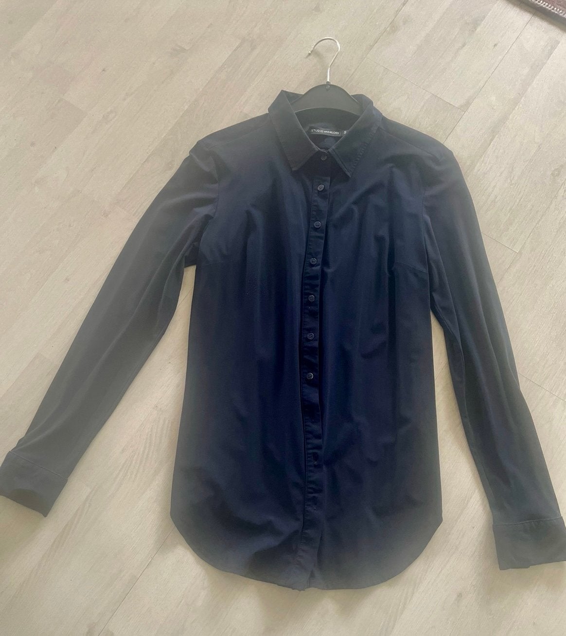Studio Anneloes Poppy Blouse - Donkerblauw, Ophalen of Verzenden, Gedragen, Maat 38/40 (M), Blauw