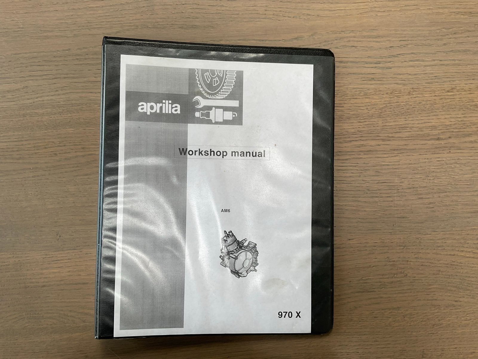 Aprilia Workshop Manual AM6 Ringband, Ophalen of Verzenden, Gebruikt