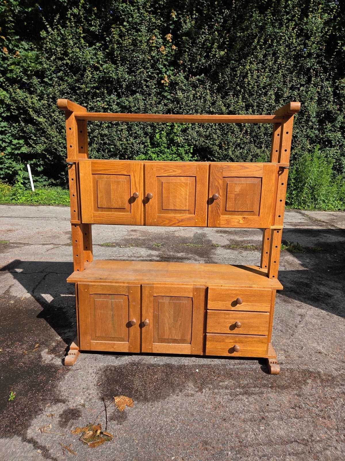 Kast, kaaskast boekenkast legkast wandmeubel, Ophalen, Gebruikt, Eikenhout, Minder dan 150 cm