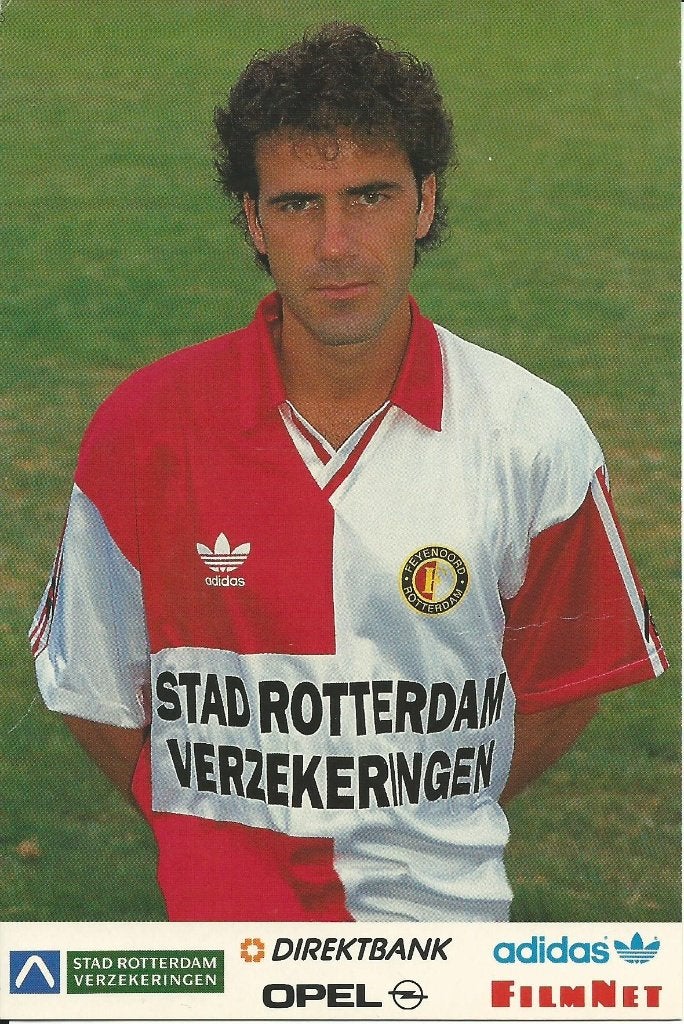 1994-1995 fotokaarten Feyenoord 10x, Verzenden, Zo goed als nieuw, Feyenoord, Spelerskaart
