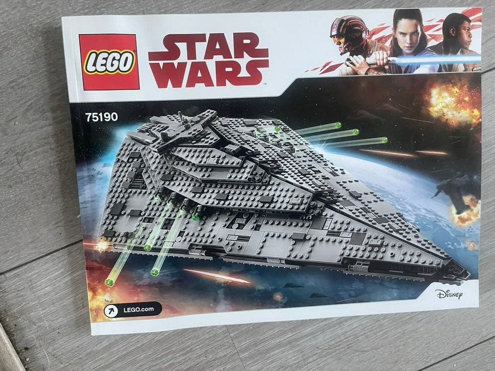 Lego Star Wars Super Star Destroyer bouwboekje 75190, Kinderen en Baby's, Speelgoed | Duplo en Lego, Gebruikt, Star Wars, Lego