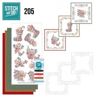 Stitch and Do 205 Yvonne Creations Christmas Scenery STDO205, Kerst, ., Overige typen, Nieuw