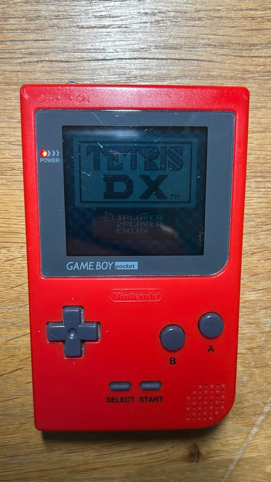 Originele Game Boy Pocket Rood - Tetris DX inbegrepen, Puzzel en Educatief, Gebruikt, 1 speler, Ophalen of Verzenden