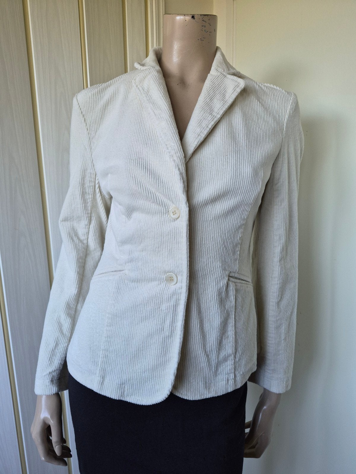 Zilch corduroy jasje maat S/36 wit herfst, Kleding | Dames, Wit, Ophalen of Verzenden, Zo goed als nieuw, Jasje