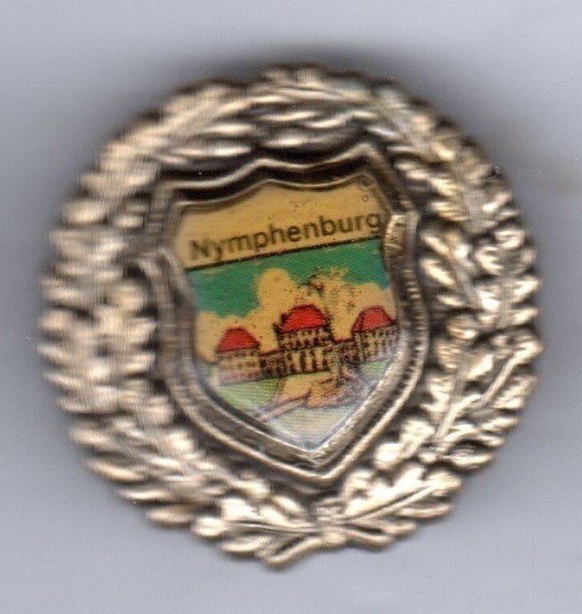 BROCHE SLOT NYMPHENBURG MÜNCHEN (A6), Ophalen of Verzenden, Gebruikt, Overige onderwerpen