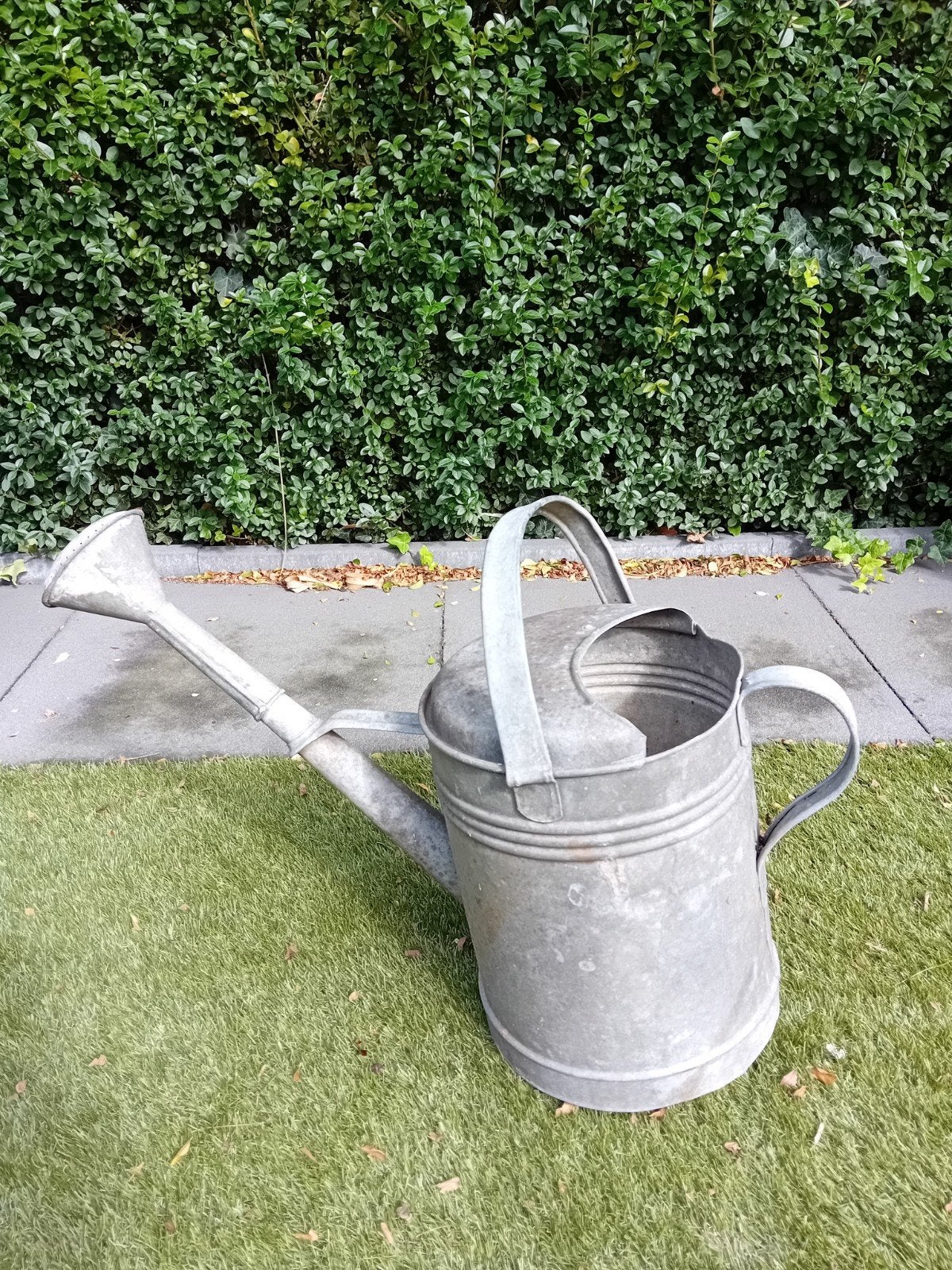 Vintage Zinken Tuingieter - 10 Liter, Ophalen of Verzenden, Gebruikt, Metaal