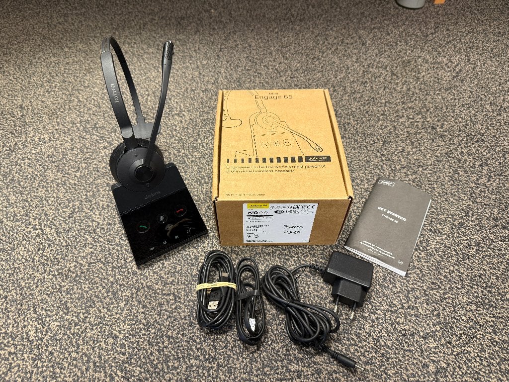 Jabra Engage 65 SE, Mono Headset, zo goed als nieuw, Computers en Software, Headsets, Jabra GN, Ophalen of Verzenden, Zo goed als nieuw