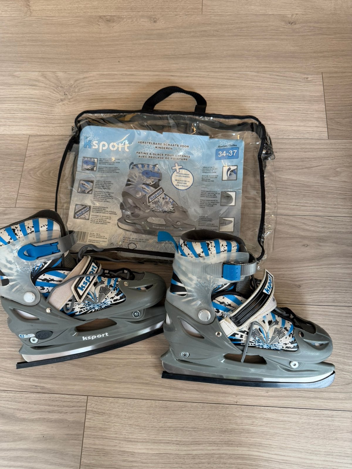 Schaatsen kind 34-37, Ophalen, Zo goed als nieuw, IJshockeyschaatsen, Nijdam