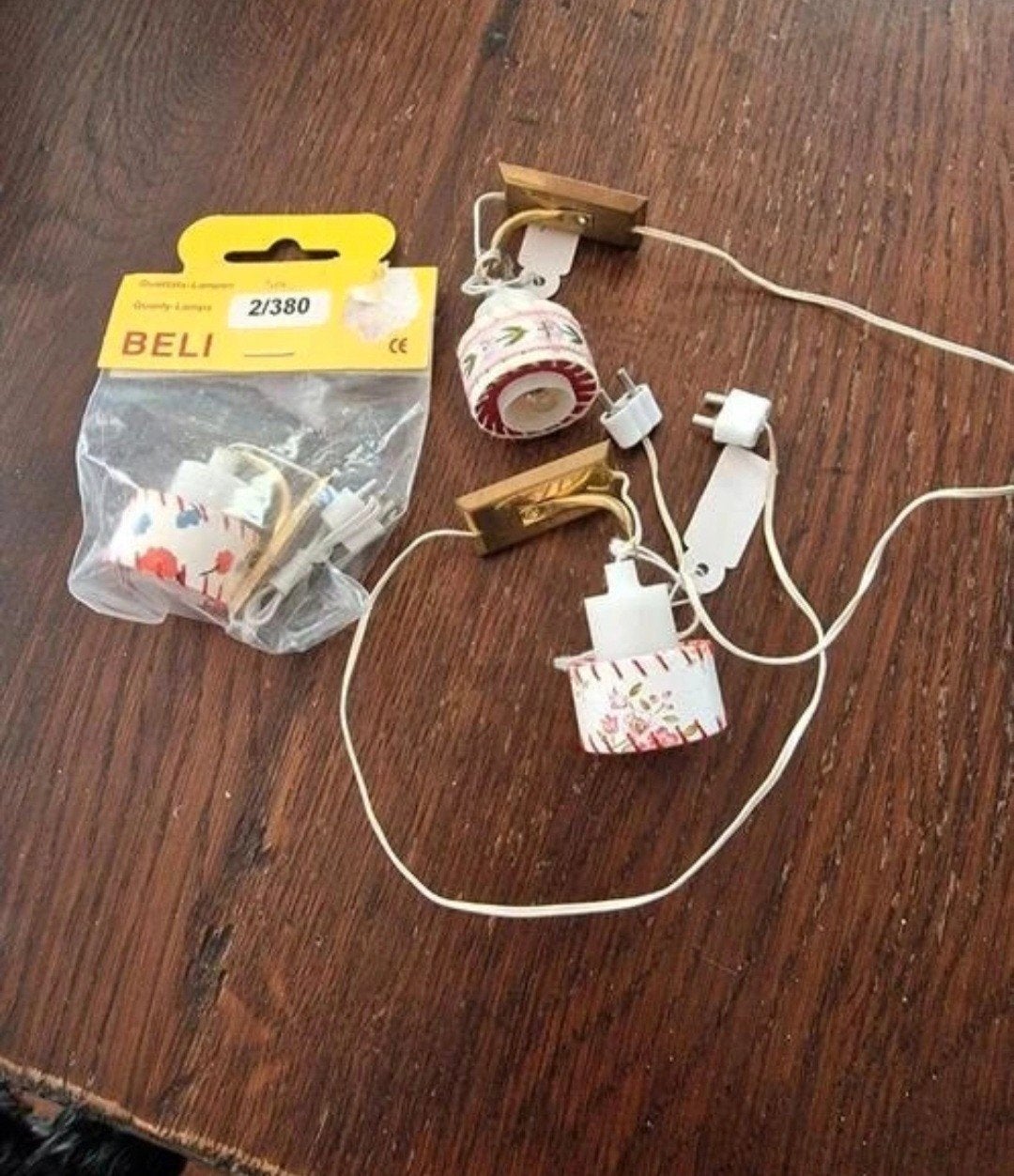 3x Poppenhuis Lampjes 3.5 Volt - Beli 2/380, Ophalen of Verzenden