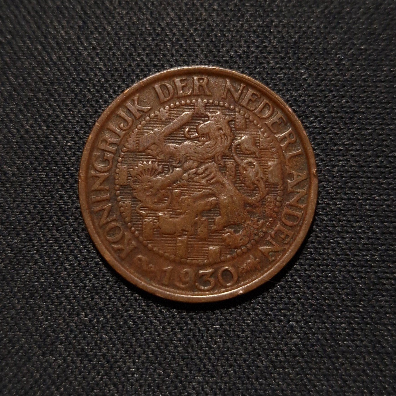 1 cent 1930, Verzenden, Koningin Wilhelmina, 1 cent, Losse munt