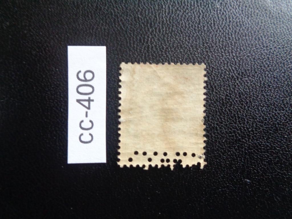 belgie - rijkswapen schild 1893 (cc-406), Ophalen of Verzenden, Gestempeld