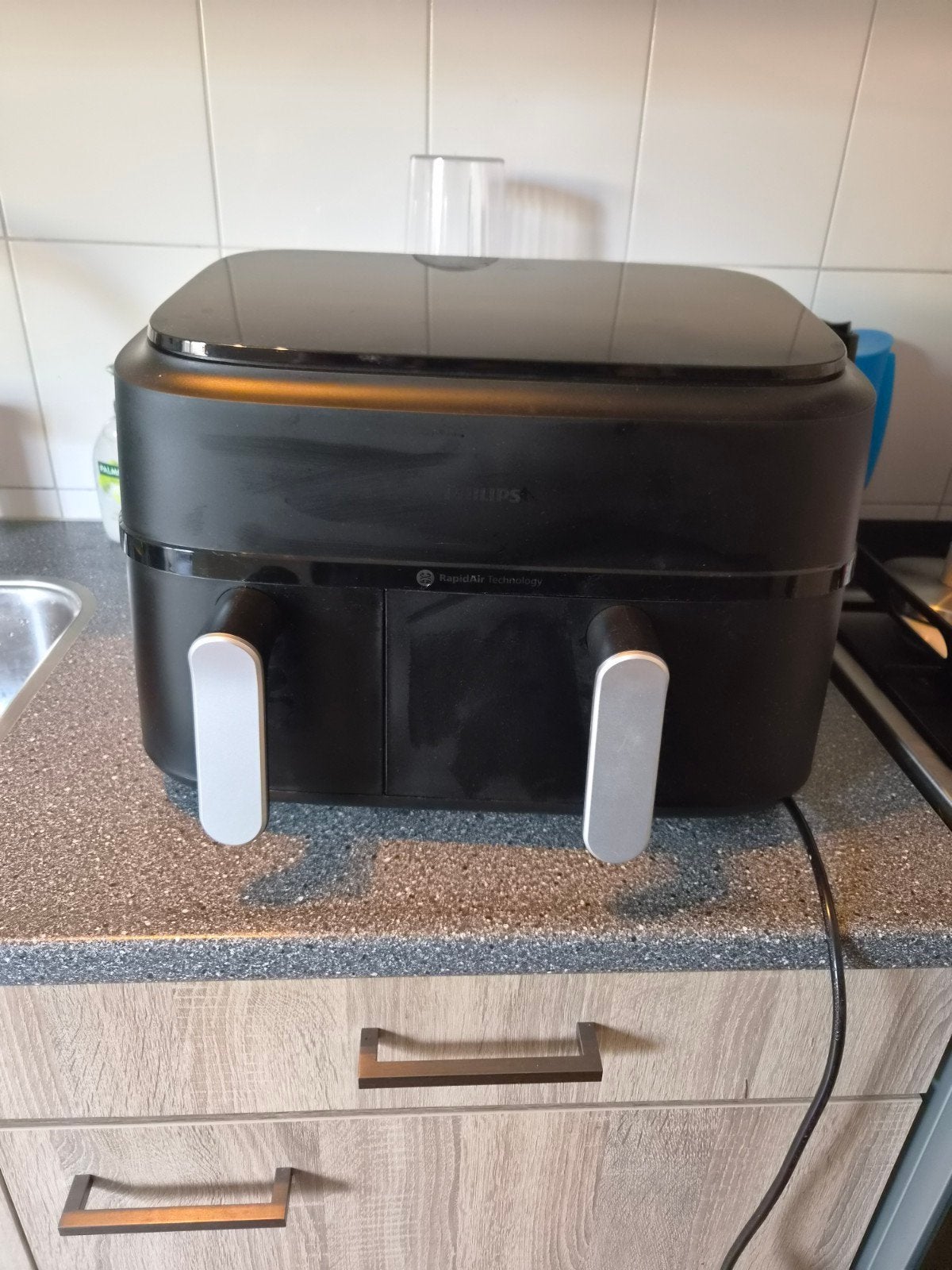 Philips Dubbele airfryer, Ophalen, Zo goed als nieuw, Airfryer