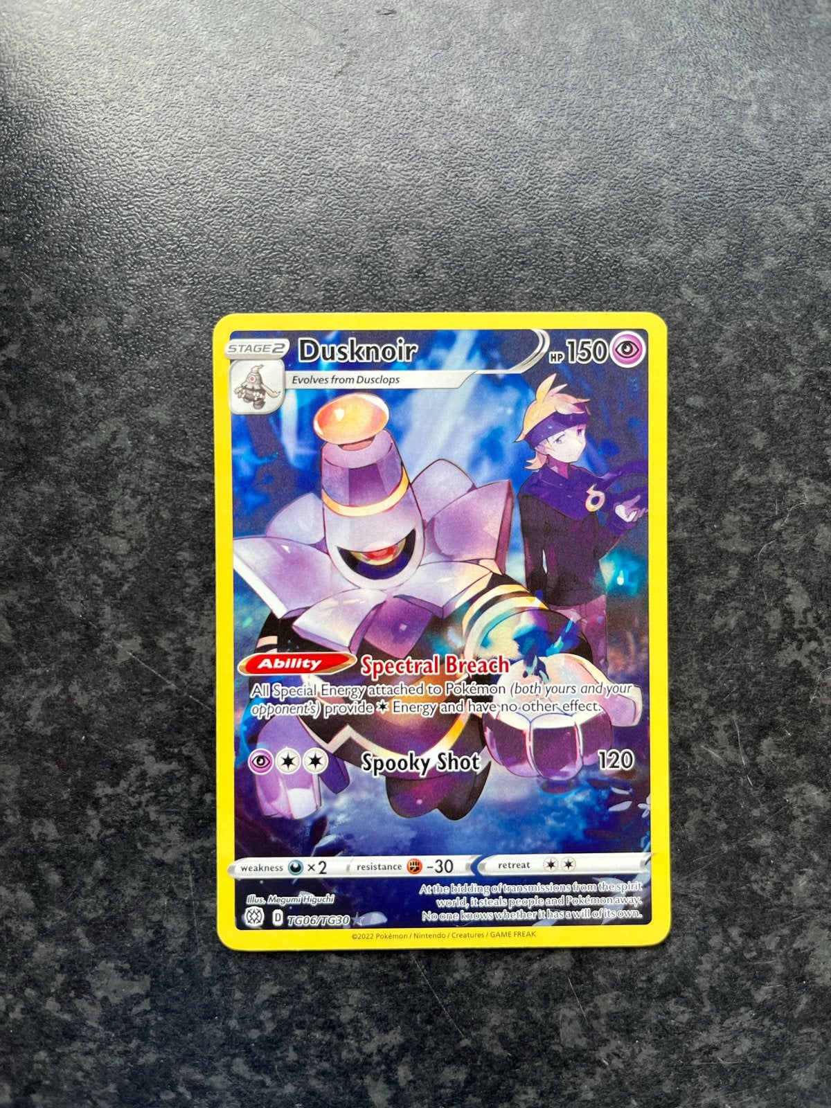 Dusknoir TG06/TG30 Pokémon Kaart - Lost Origin Trainer Galle, Ophalen of Verzenden, Zo goed als nieuw, Losse kaart