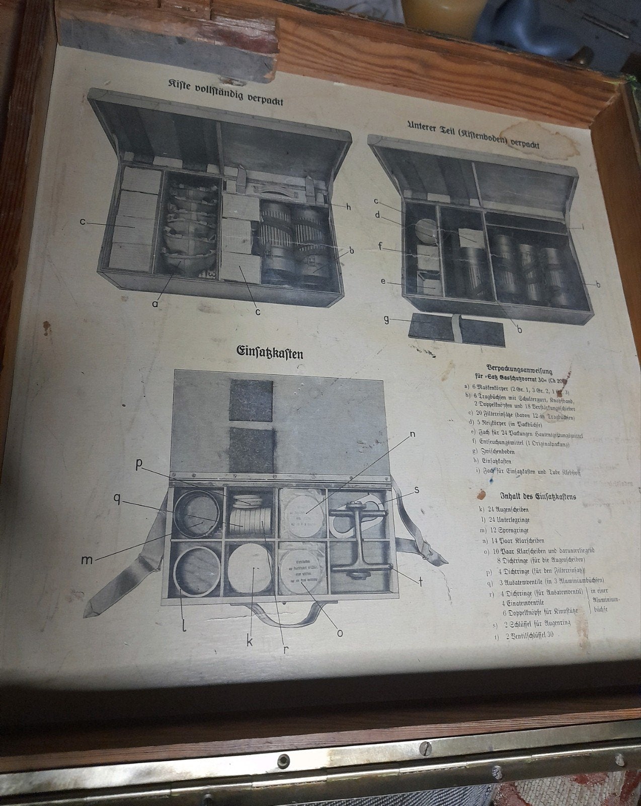 Duitse gasmasker voorraad kist., Verzamelen, Militaria | Tweede Wereldoorlog, Ophalen, Duitsland, Kist of Geocache