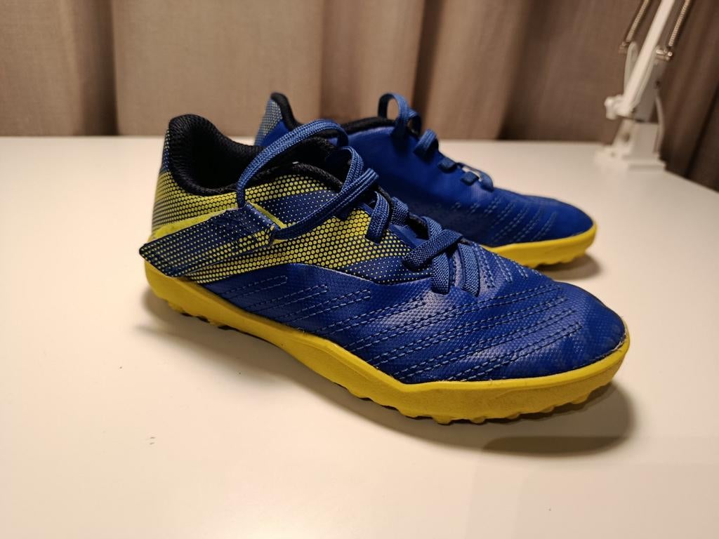 Adidas X Speedflow.4 TF Voetbalschoenen - Blauw/Geel, Ophalen of Verzenden, Gebruikt, Schoenen