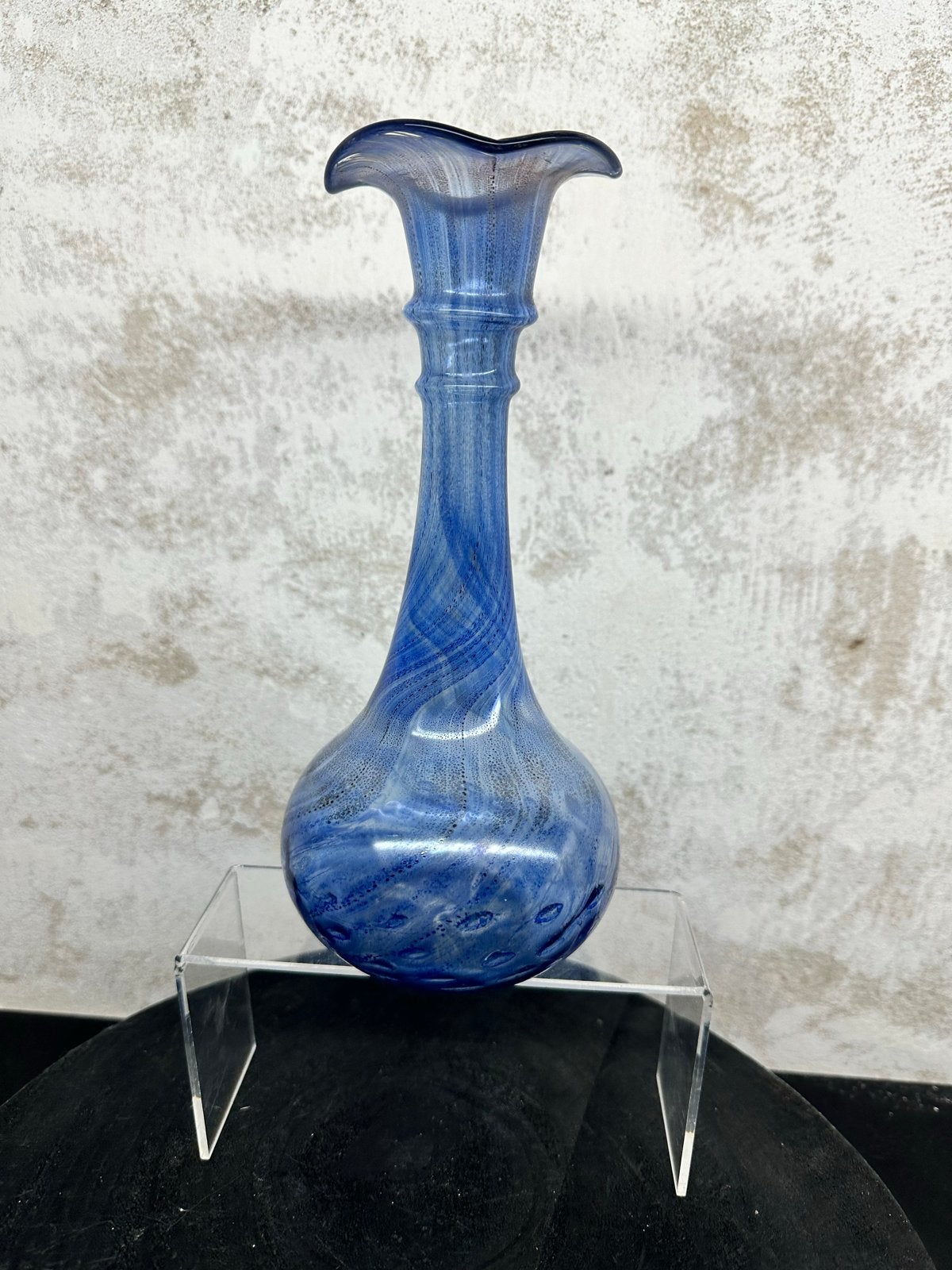 Vintage Handgeblazen Studio Glas Vaas - Endres Pfronten, Antiek en Kunst, Antiek | Vazen, Ophalen of Verzenden