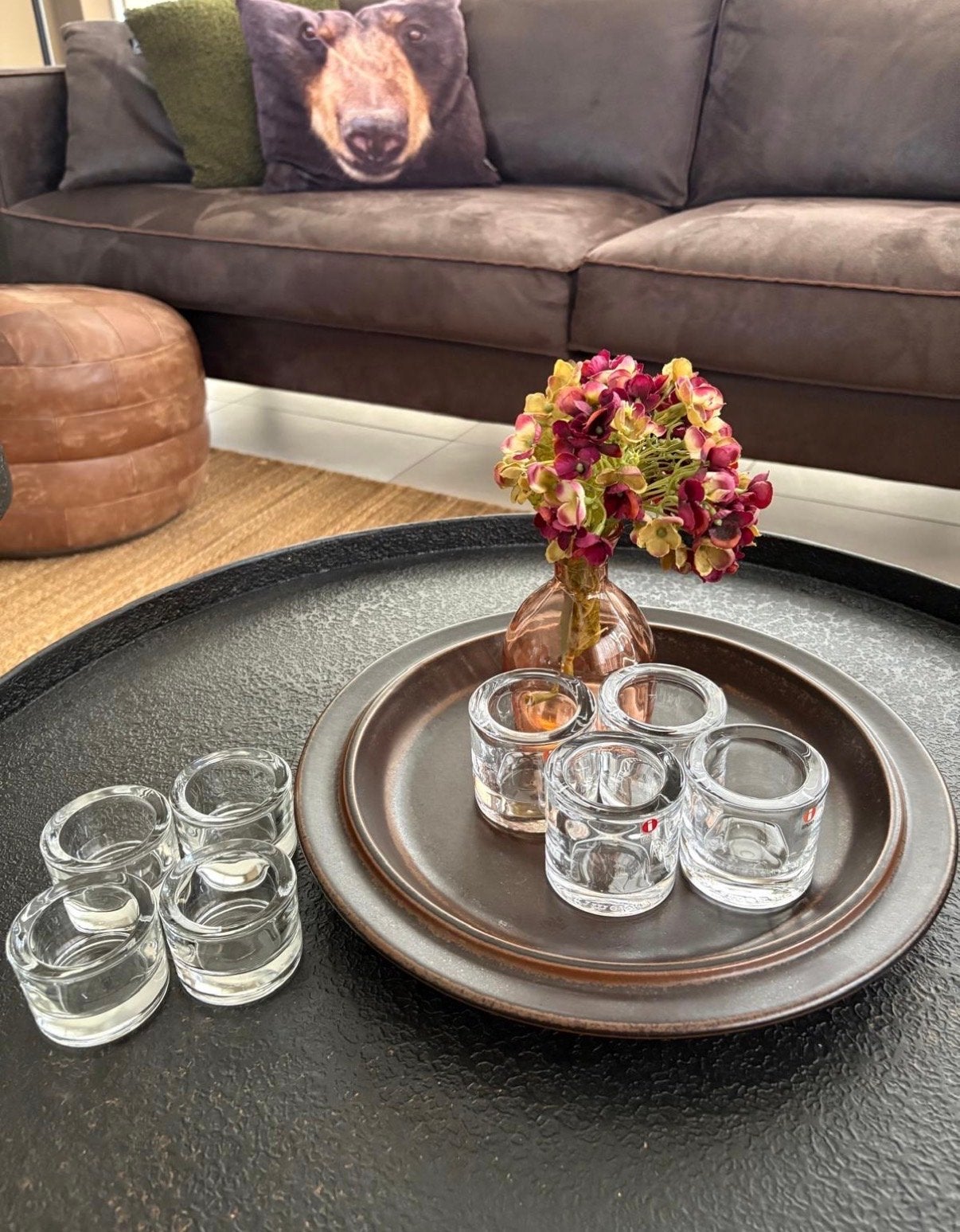 Iittala Kivi waxinelichthouders - Set van 8, Waxinelichthouder, Ophalen of Verzenden, Iittala, Glas