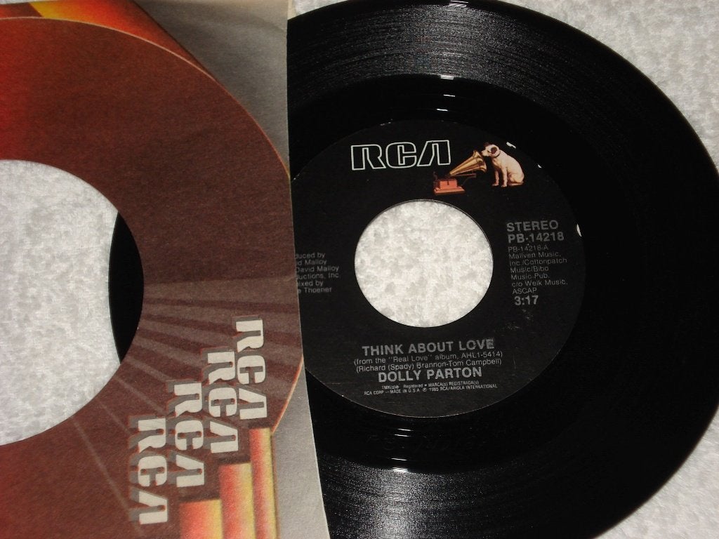 Dolly Parton     Think about Love  Usa     Orgineel, Originele persing, Ophalen of Verzenden, Zo goed als nieuw, Pop