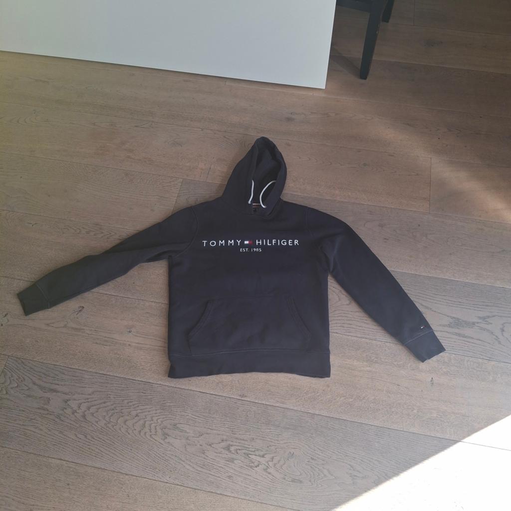 Tommy Hilfiger Hoodie - Zwart, Maat M, Maat 48/50 (M), Zwart, Tommy Hilfiger, Ophalen of Verzenden