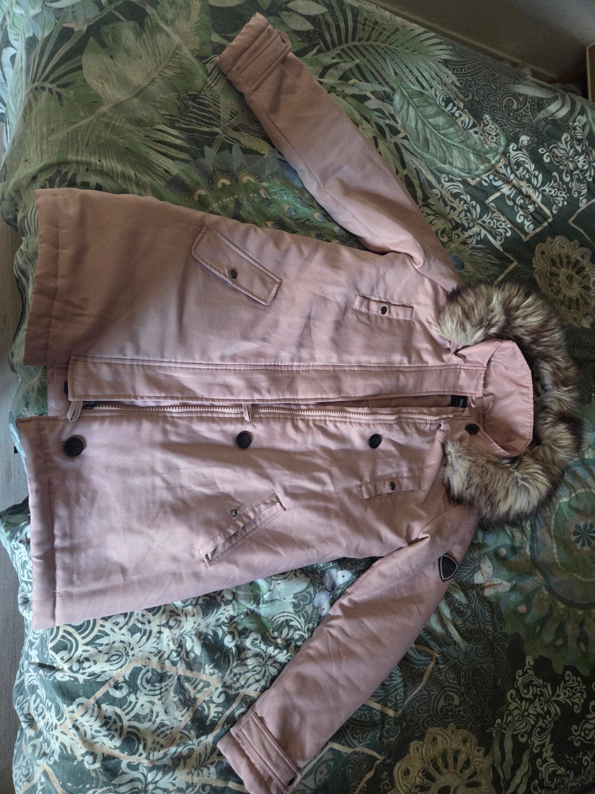 online winterjas, Kleding | Dames, Only, Maat 42/44 (L), Ophalen of Verzenden, Roze