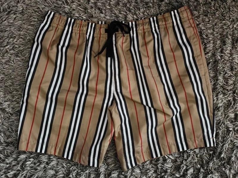 Burberry Zwembroek maat L (NIEUW!), Maat 52/54 (L), Verzenden, Beige, Zwemshort