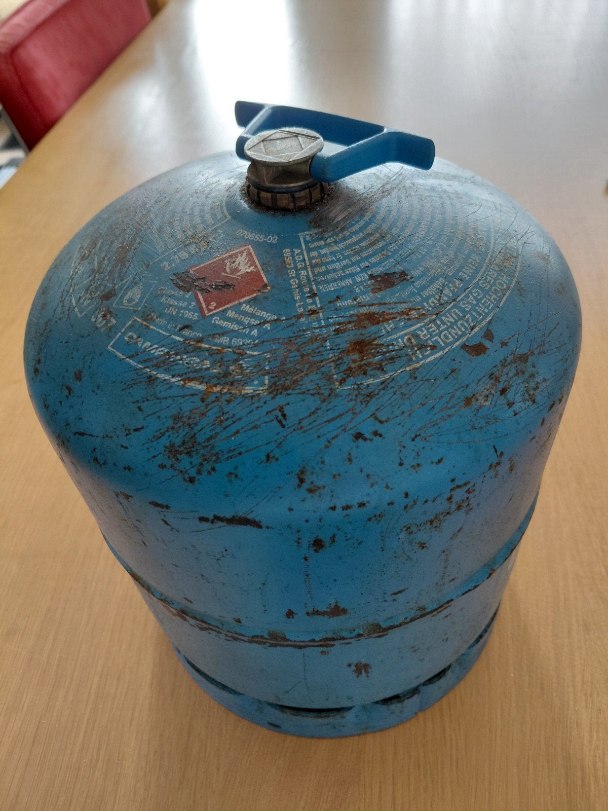 campingaz 907, weegt 4.6 kg., Ophalen