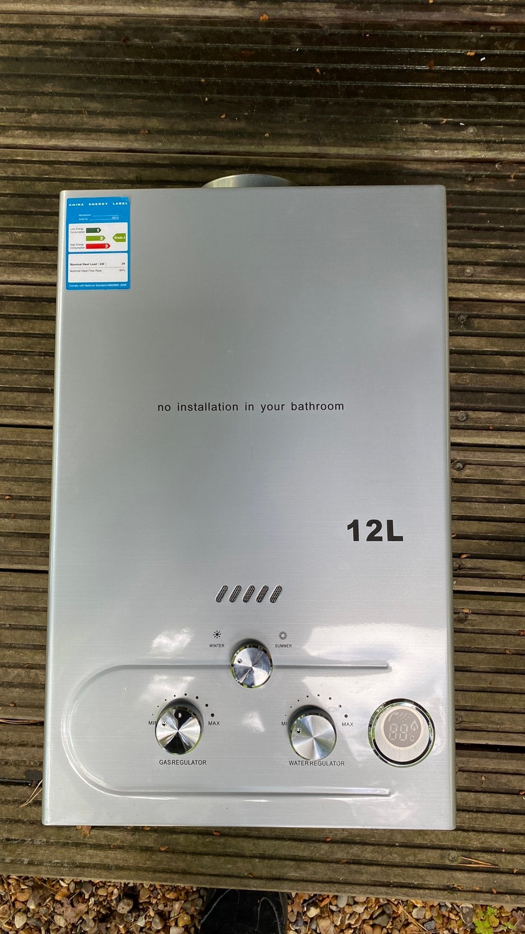 12L Propaan/Butaan Gasboiler - Werkt niet optimaal, Ophalen, Gebruikt, Boiler, Minder dan 20 liter