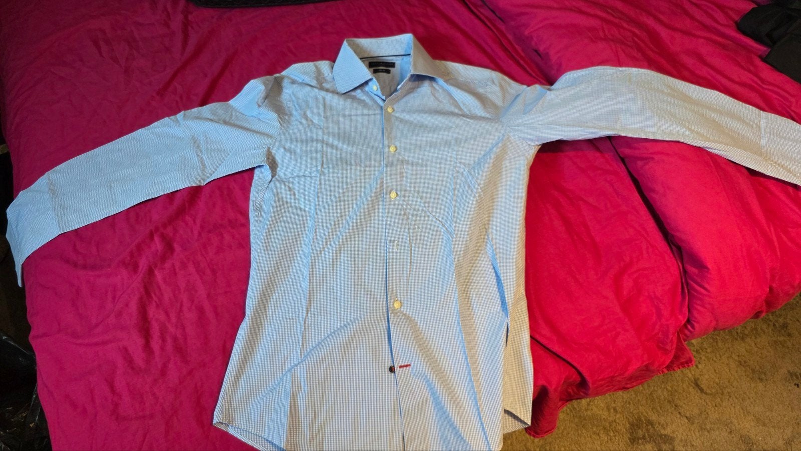 Tommy Hilfiger Slim Fit overhemd - Halswijdte 38 (S), Kleding | Heren, Overhemden, Blauw, Halswijdte 38 (S) of kleiner, Tommy Hilfiger