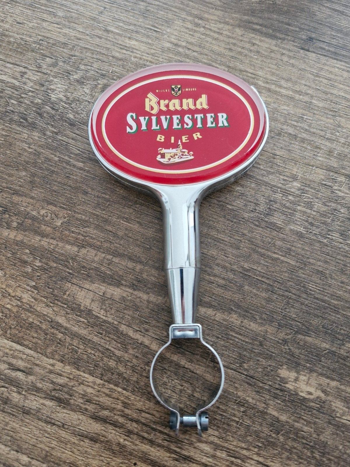 Brand Sylvester bier-tapruiter, Ophalen of Verzenden, Zo goed als nieuw, Reclamebord, Plaat of Schild, Brand